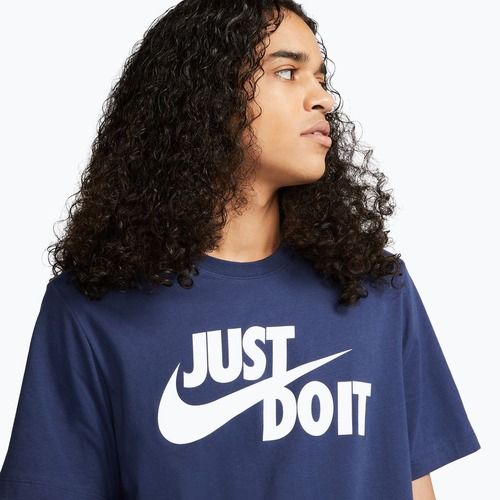 Koszulka męska Nike Sportswear JDI midnight navy/white