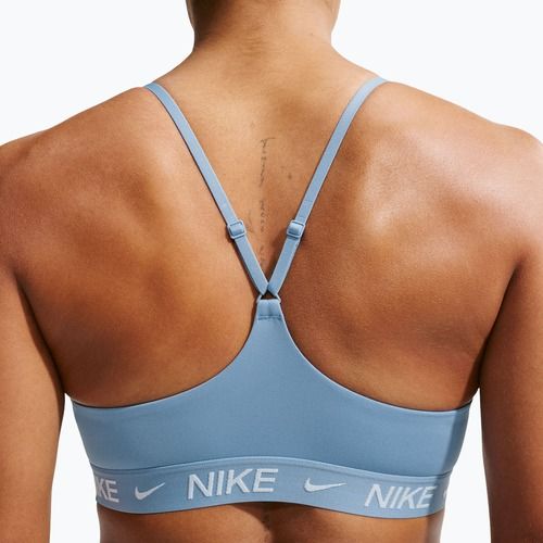 Biustonosz treningowy Nike Indy Light Support work blue