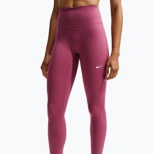 Legginsy damskie Nike One pink smoke/white