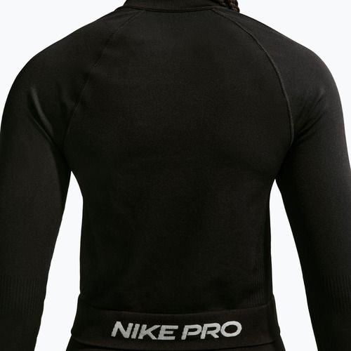 Bluza treningowa damska Nike Pro Seamless black/white