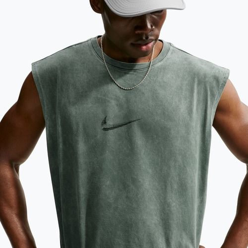 Koszulka treningowa męska Nike Sleeveless T-Shirt camo green/light army