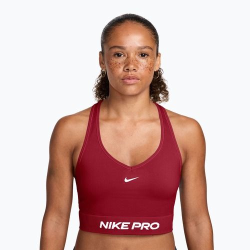 Top treningowy Nike Pro Seamless tough red/white