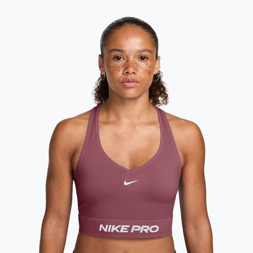 Top treningowy Nike Pro Seamless pink smoke/white