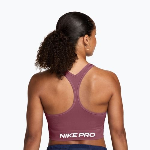 Top treningowy Nike Pro Seamless pink smoke/white