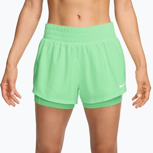 Spodenki treningowe damskie Nike One cucumber calm/white