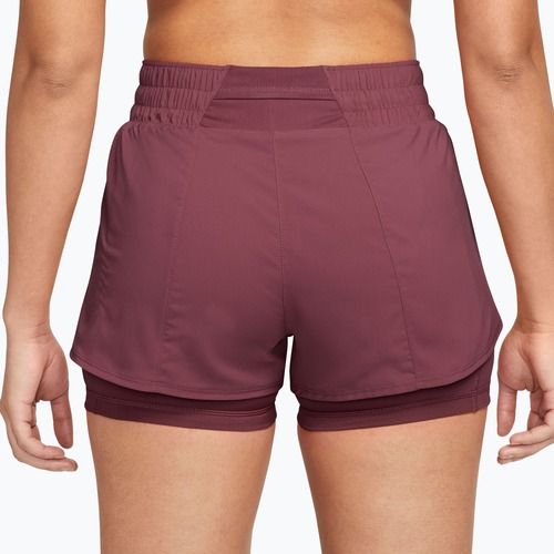 Spodenki treningowe damskie Nike One pink smoke/white