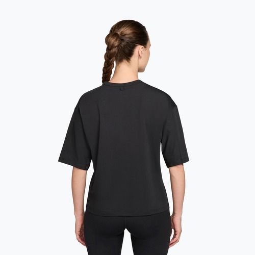 Koszulka treningowa damska Nike 24.7 ImpossiblySoft Light black/dark smoke grey