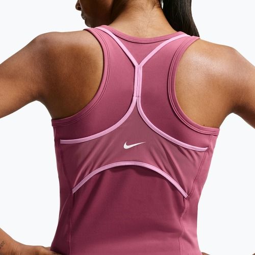 Koszulka treningowa damska Nike One pink smoke/pink rise/mystic dates/white