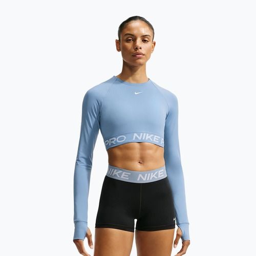 Longsleeve damski Nike Pro work blue/white