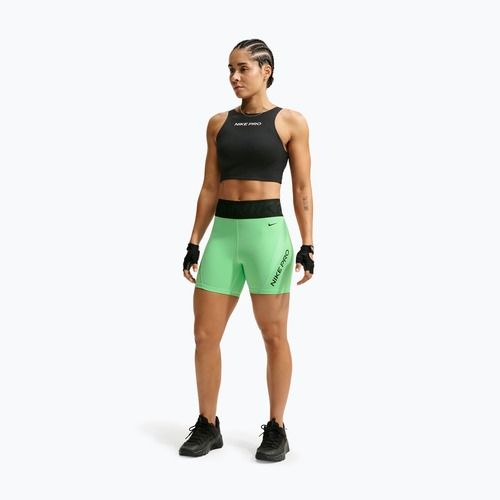 Spodenki treningowe damskie Nike Pro Sculpt illusion green/cucumber calm/black/black