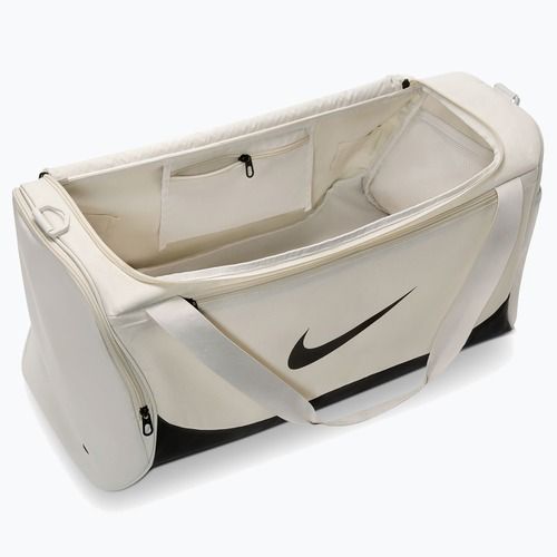 Torba treningowa Nike Brasilia Duffel Medium 60 l light bone/black/black