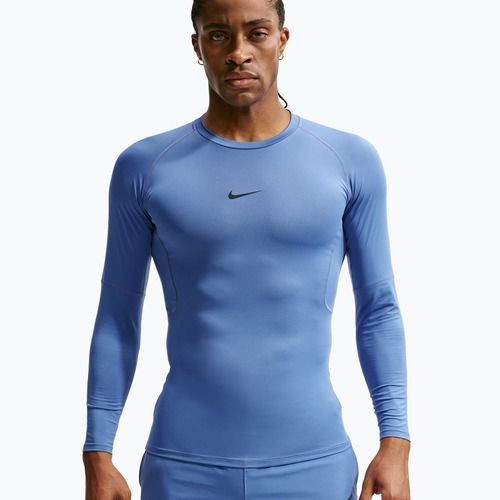 Longsleeve treningowy męski Nike Pro indigo storm/black