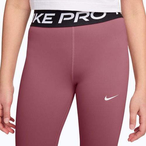 Legginsy dziecięce Nike Pro pink smoke/white