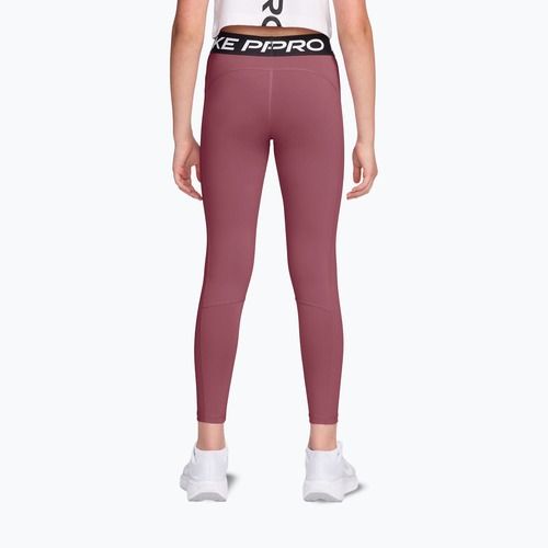 Legginsy dziecięce Nike Pro pink smoke/white