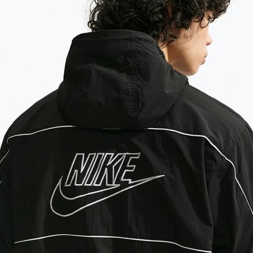 Kurtka męska Nike Club Black/White/White