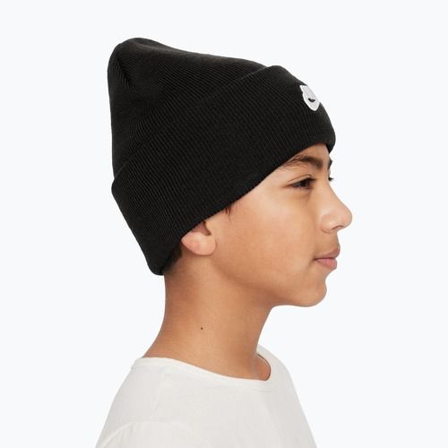 Czapka zimowa dziecięca Nike Peak black heather/white