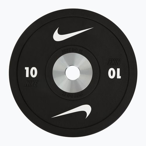 Obciążenie bumperowe Nike Strength Pro Urethane Bumper Plates 10 kg black