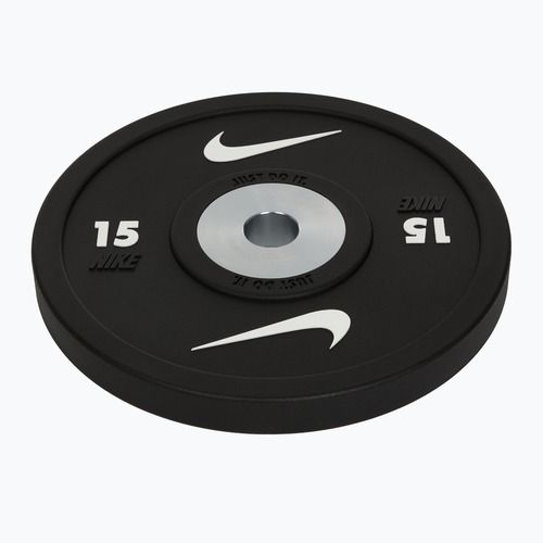 Obciążenie bumperowe Nike Strength Pro Urethane Bumper Plates 15 kg black