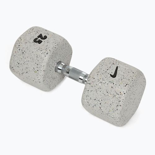 Hantel ogumowany Nike Strength Grind Dumbbell 25 kg wolf grey