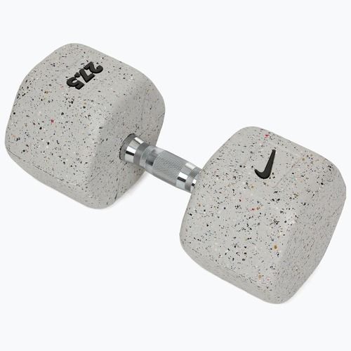 Hantel ogumowany Nike Strength Grind Dumbbell 27,5 kg wolf grey