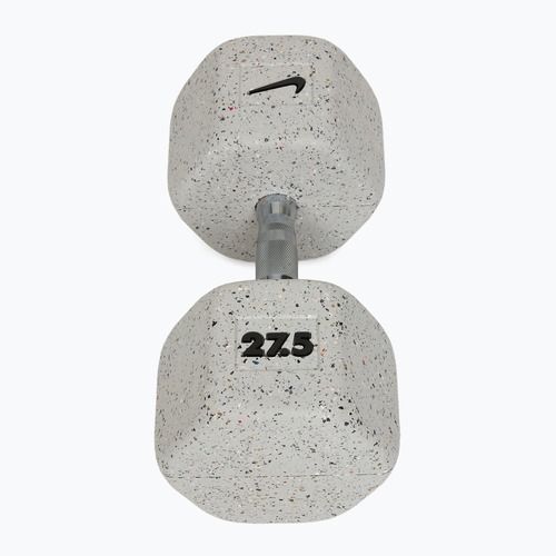 Hantel ogumowany Nike Strength Grind Dumbbell 27,5 kg wolf grey
