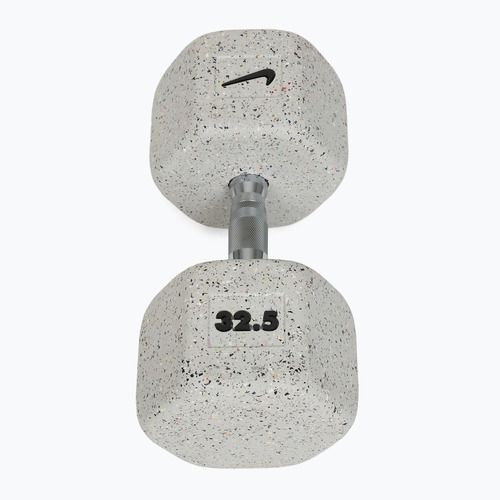 Hantel ogumowany Nike Strength Grind Dumbbell 32,5 kg wolf grey