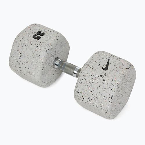 Hantel ogumowany Nike Strength Grind Dumbbell 35 kg wolf grey