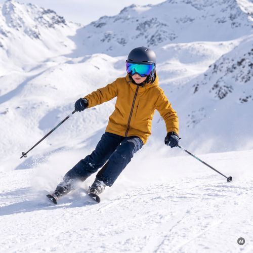 Kask narciarski dziecięcy ATTABO Avens 2.0 Jr Visor niebieski