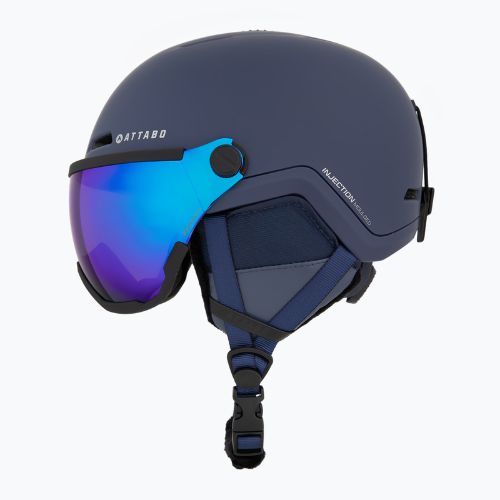 Kask narciarski dziecięcy ATTABO Avens 2.0 Jr Visor niebieski