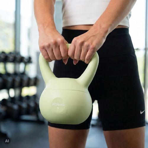 Kettlebell miękki XTREXO 4 kg zielony