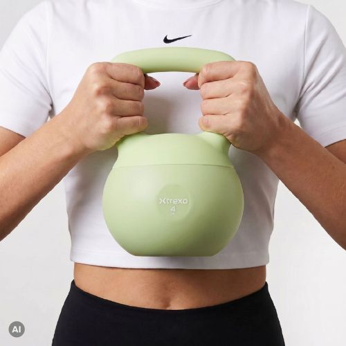 Kettlebell miękki XTREXO 4 kg zielony