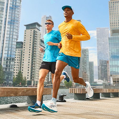Buty do biegania męskie ASICS Gel-Cumulus 28 illuminate yellow/energy aqua
