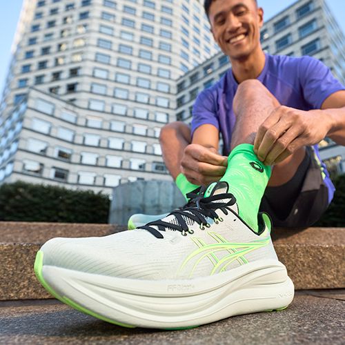 Buty do biegania męskie ASICS Gel-Nimbus 28 TR aurora green/black
