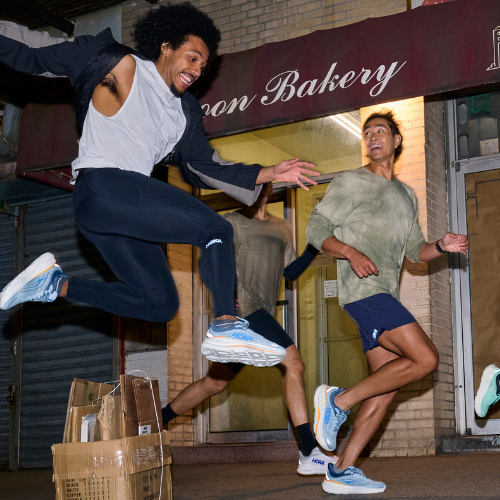 Buty do biegania męskie HOKA Bondi 9 white/hoka blue