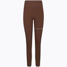 Legginsy treningowe damskie Gym Glamour Push Up chocolate