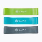 Zestaw gum do ćwiczeń Zestaw Gaiam Restore Mini Band Kit 3 szt. green/blue/navy
