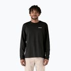 Longsleeve męski Patagonia P-6 Logo Responsibili black