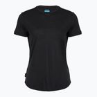 Koszulka trekkingowa damska icebreaker Merino 125 Cool-Lite™ Sphere III black
