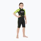Pianka do pływania dziecięca Mares Shorty Manta 2 mm black/lime