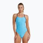 Strój pływacki jednoczęściowy damski TYR Durafast Elite Lapped Cutoutfit light blue/aqua