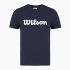 Koszulka tenisowa damska Wilson Team Graphic Script W classic navy script