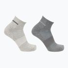 Skarpety Salomon Evasion 2 pary light grey/heather medium