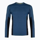 Bluza termoaktywna męska Smartwool Merino Sport Crew laguna blue/deep navy