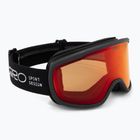 Gogle narciarskie Giro Cruz black stacked/amber scarlet