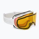 Gogle narciarskie damskie Giro Moxie white stacked/amber pink/yellow