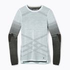 Bluza termoaktywna damska Smartwool Intraknit Thermal Merino Base Layer Pattern Crew aqua