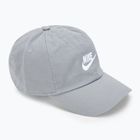 Czapka z daszkiem Nike Club Unstructured Futura Wash particle grey/white