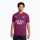 Koszulka treningowa męska Under Armour Project Rock Badge Of Honor purple