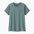 Koszulka damska Patagonia Capilene Cool Daily Shirt - Boardshort Logo blue sage/light blue sage x-dye