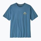 Koszulka trekkingowa męska Patagonia Great Waves Responsibili Tee shore blue